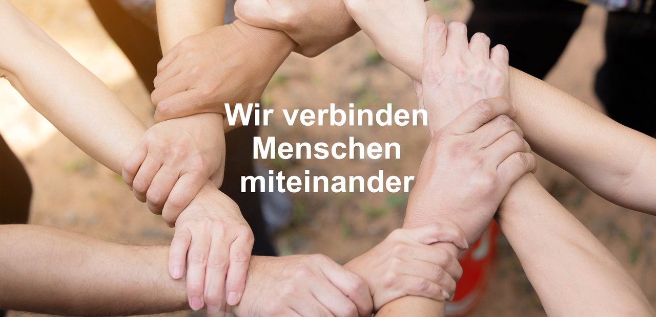 Verbinden Menschen